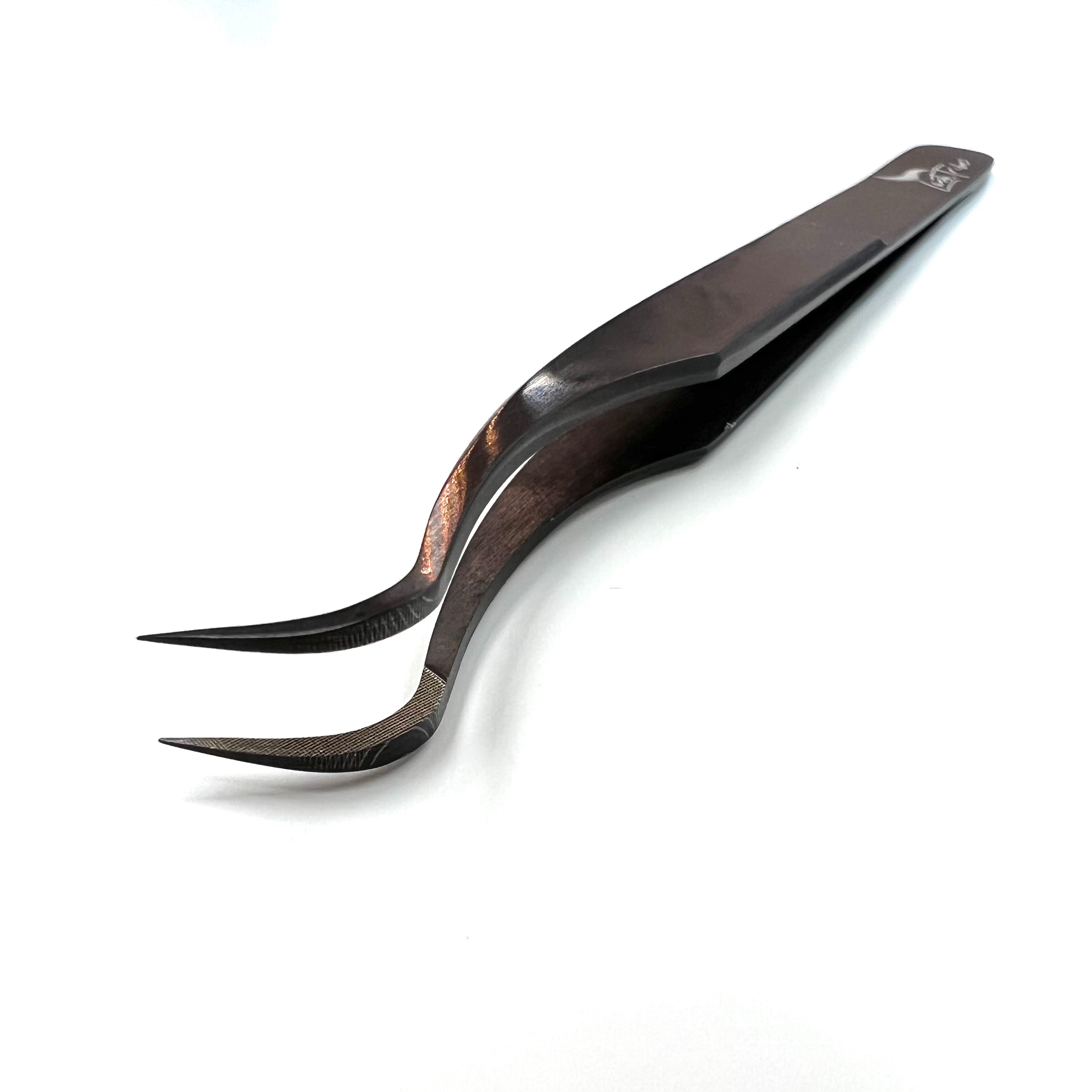 Precision Tweezers Black, Japanese Rhino Tweezers